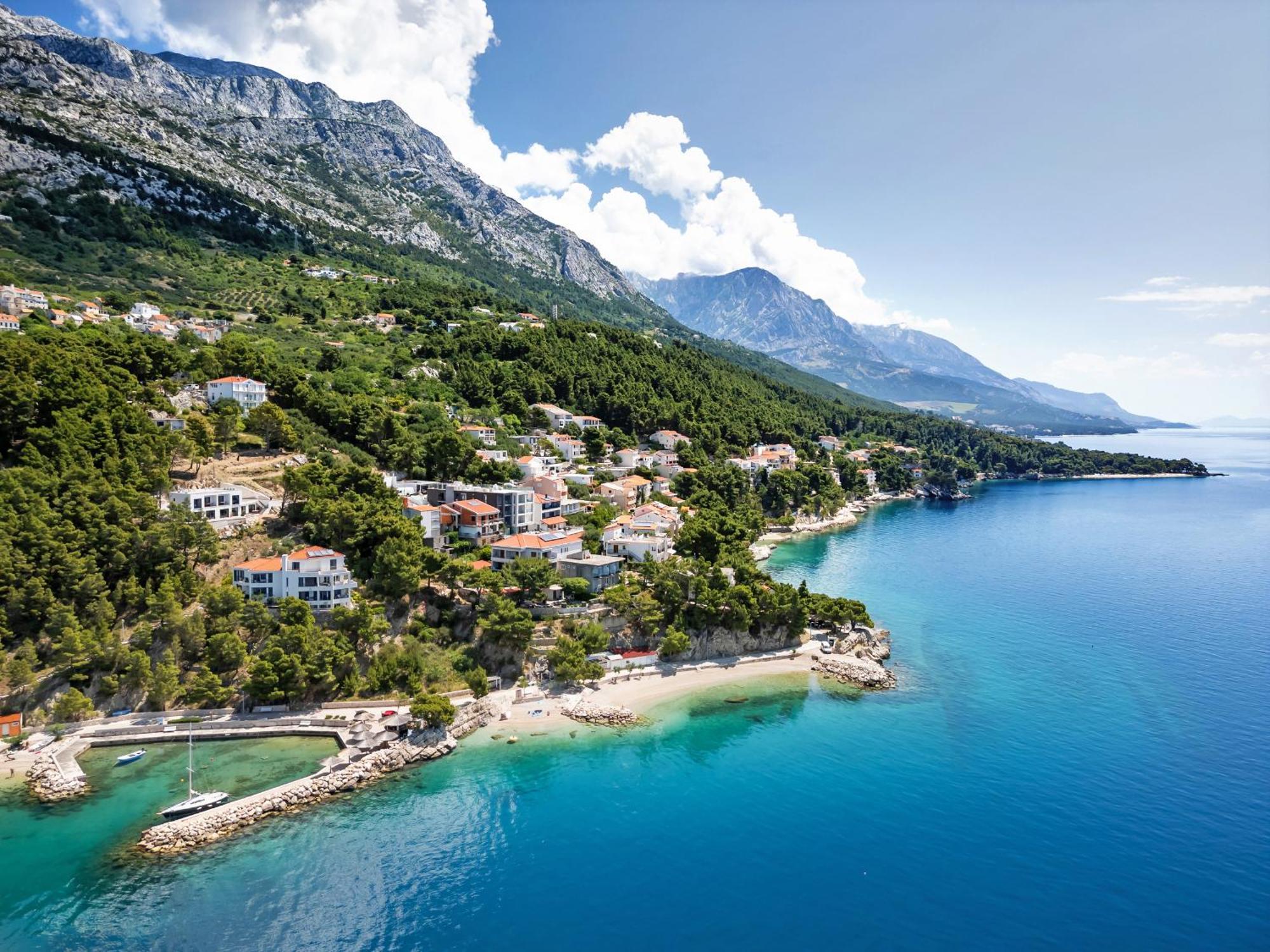 Villa Lito - Only 50M From Sea! - Makarska Exklusiv Brela Buitenkant foto